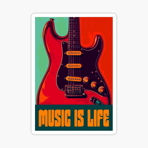 Artikel-Vorschau von Musik ist Leben – Rock On!, designt und verkauft von Shain724.