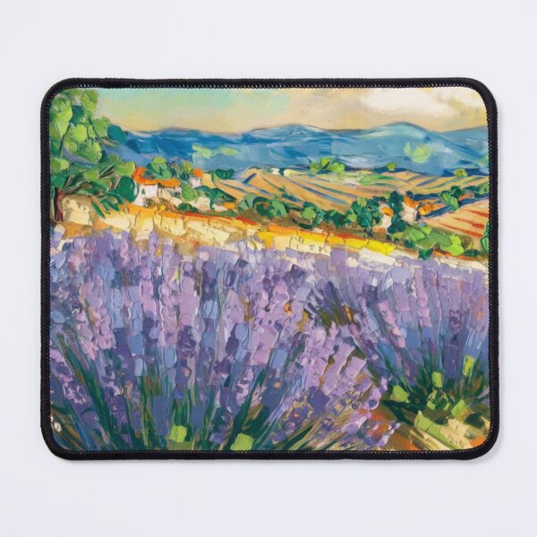 Item preview, Provence Lavender Fields – Post-Impressionist Landscape Art designed and sold by CARRAANN.