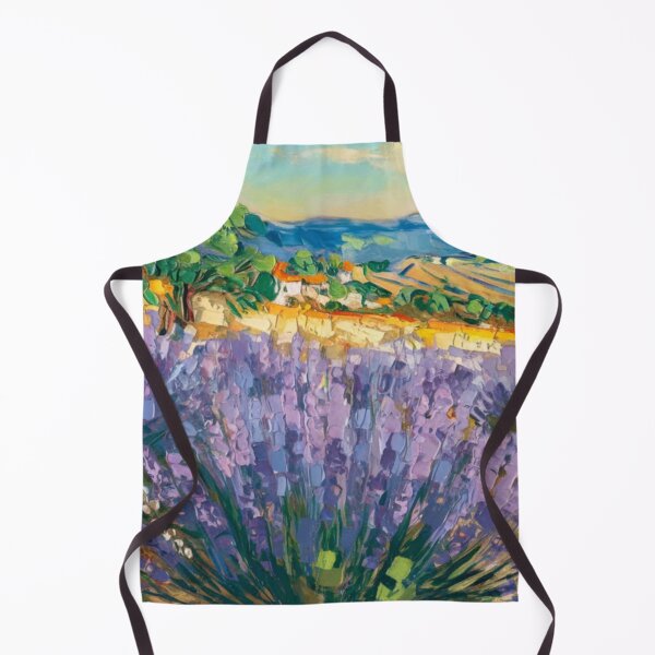 Item preview, Provence Lavender Fields – Post-Impressionist Landscape Art designed and sold by CARRAANN.