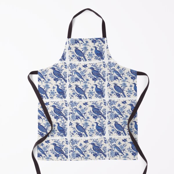 Item preview, Cobalt Chinoiserie Birds designed and sold by TestudoDesign.