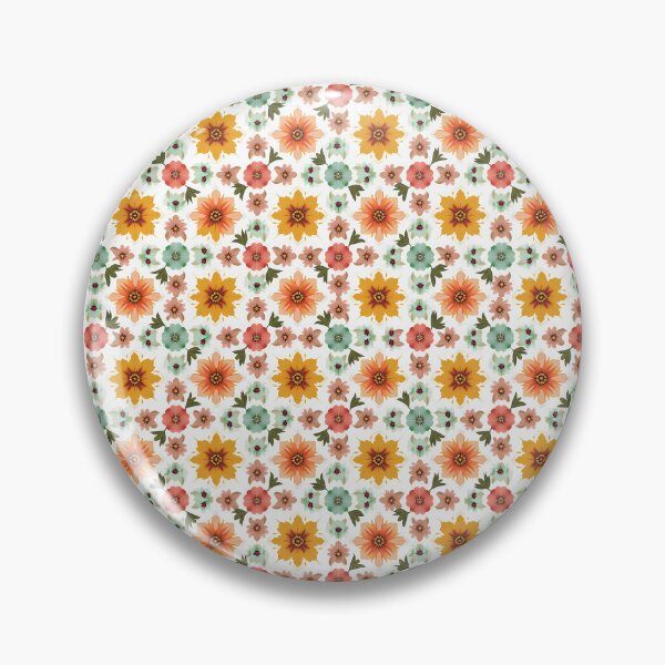 Aperçu de l'œuvre Motif floral vibrant avec des fleurs colorées créée et vendue par Fikuall.