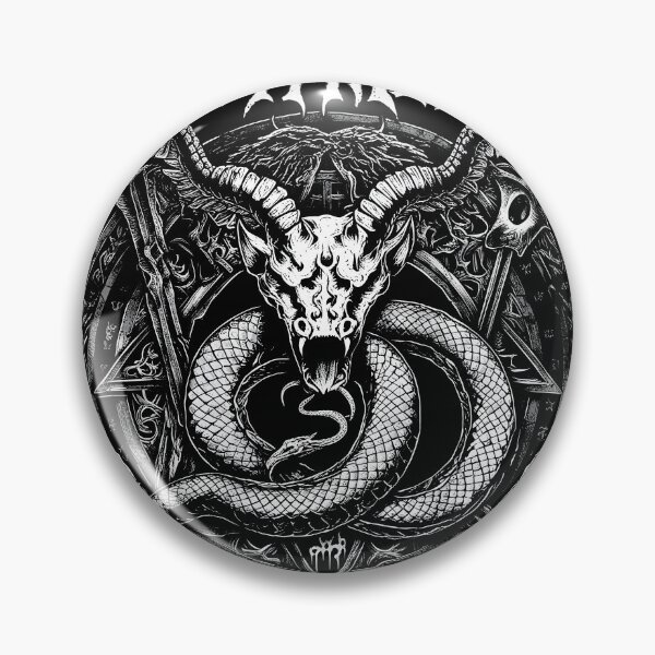 Item preview, Dark Doommetal Snake Demon Design | Mystical & Fierce Artwork designed and sold by WAUZ.