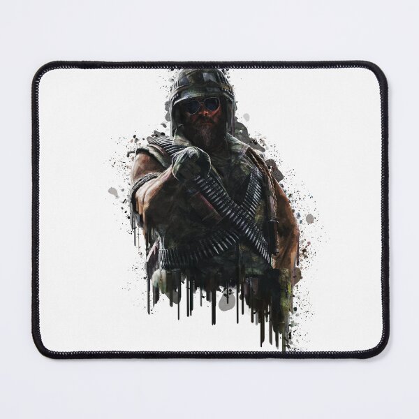 Item preview, Blackbeard Elite T-Shirt – Six Siege Operator Design for Gamers designed and sold by traxim.