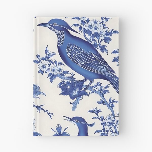 Item preview, Cobalt Chinoiserie Birds designed and sold by TestudoDesign.
