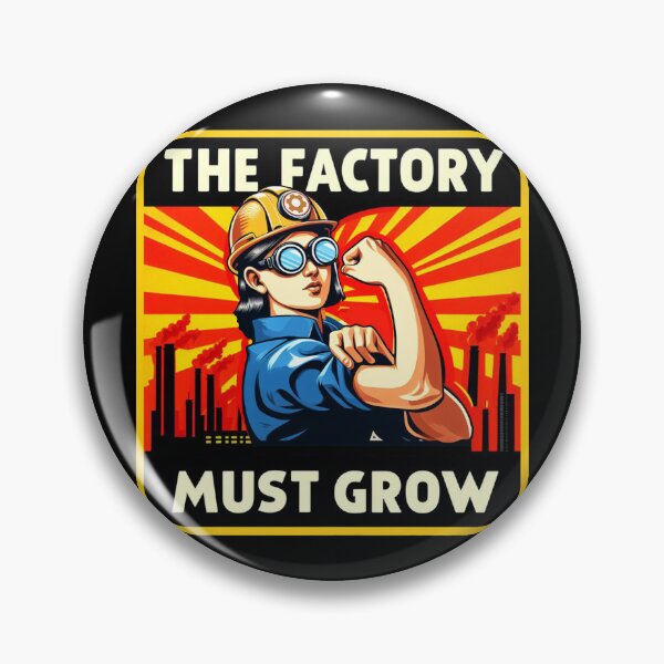 Item preview, The factory must grow - Factorio designed and sold by Gautamaa.