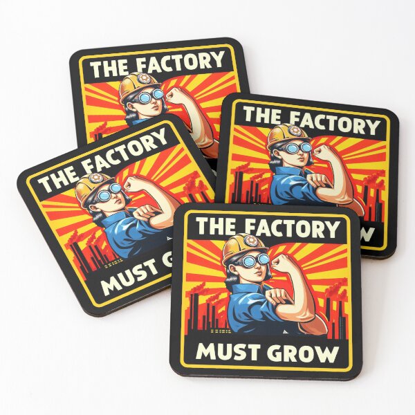 Item preview, The factory must grow - Factorio designed and sold by Gautamaa.