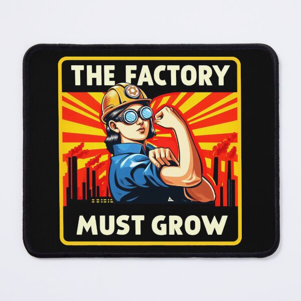 Item preview, The factory must grow - Factorio designed and sold by Gautamaa.