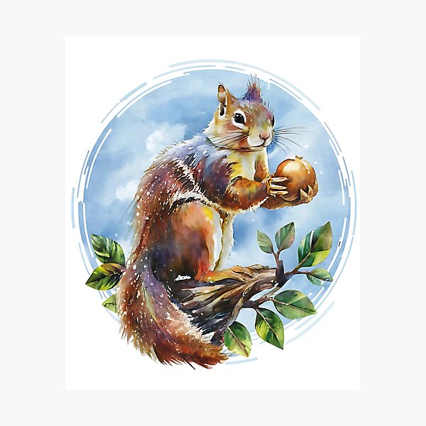 Item preview, Tiny forager thrives in the treetops designed and sold by Ann Miu Deluxe.