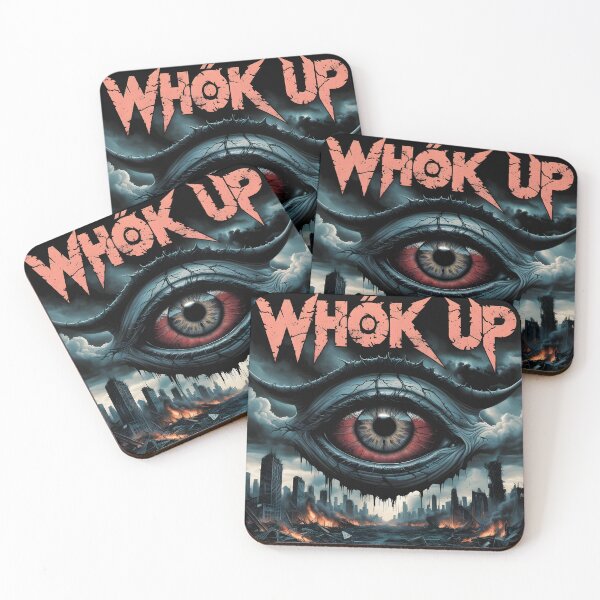Item preview, Apocalyptic All-Seeing Eye Design | WHÖK UP Message designed and sold by WAUZ.