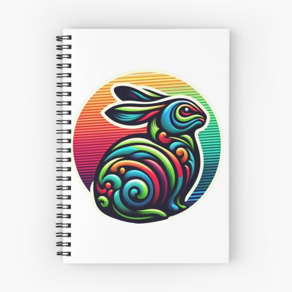Item preview, Synthwave rabbit designed and sold by LittleBabyStyle.