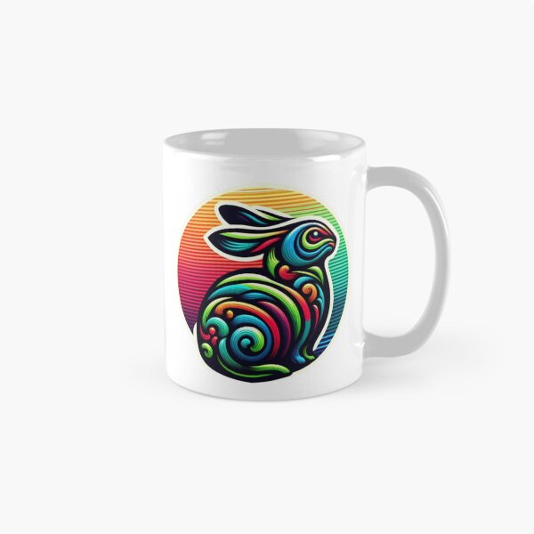 Item preview, Synthwave rabbit designed and sold by LittleBabyStyle.
