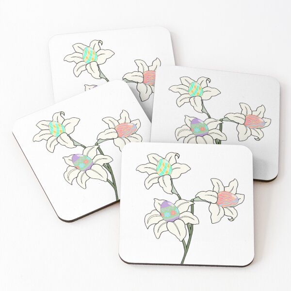 Item preview, Easter eggs blooming from lilies designed and sold by Artistkhg.