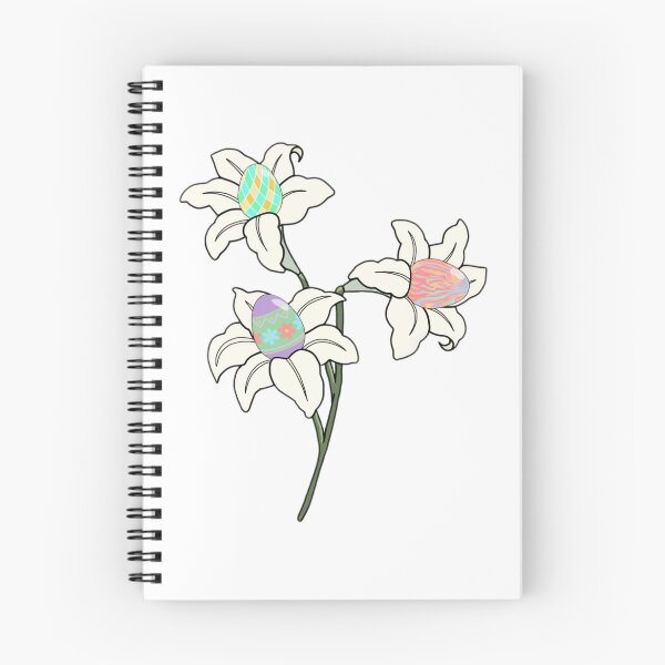 Item preview, Easter eggs blooming from lilies designed and sold by Artistkhg.