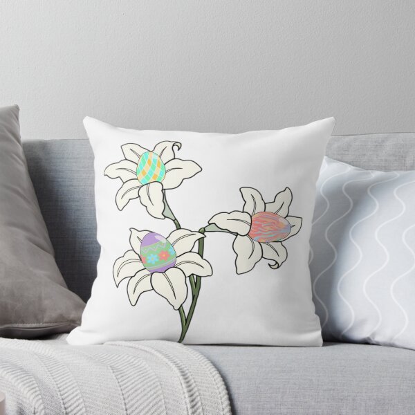 Item preview, Easter eggs blooming from lilies designed and sold by Artistkhg.