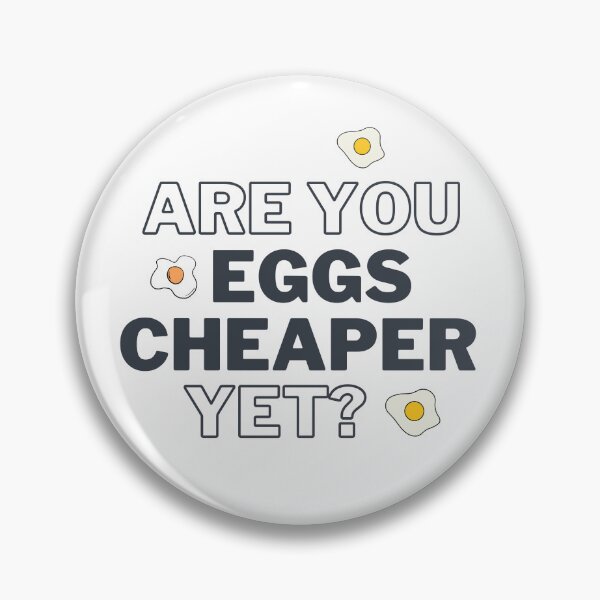Item preview, are your eggs cheaper yet  resistance sticker gifts for liberals stickers designed and sold by cizito.