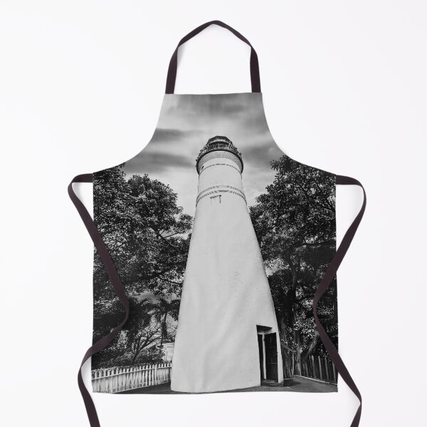 Item preview, Key West Lighthouse In Black and White designed and sold by Kay Brewer.