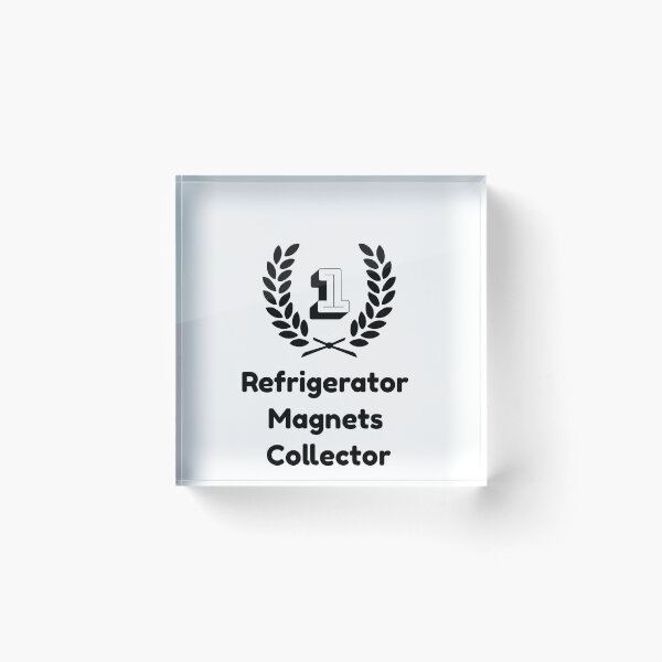 Item preview, Number 1 Refrigerator Magnets Collector black designed and sold by we1000.