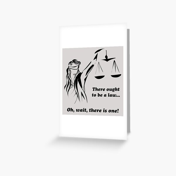 Item preview, Lady Justice: There ought to be a law... designed and sold by SomeGuyLou.
