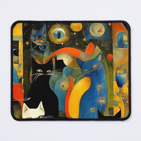 Item preview, Abstract Cat Art designed and sold by TheDarkWardrobe.