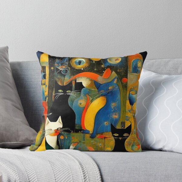 Item preview, Abstract Cat Art designed and sold by TheDarkWardrobe.
