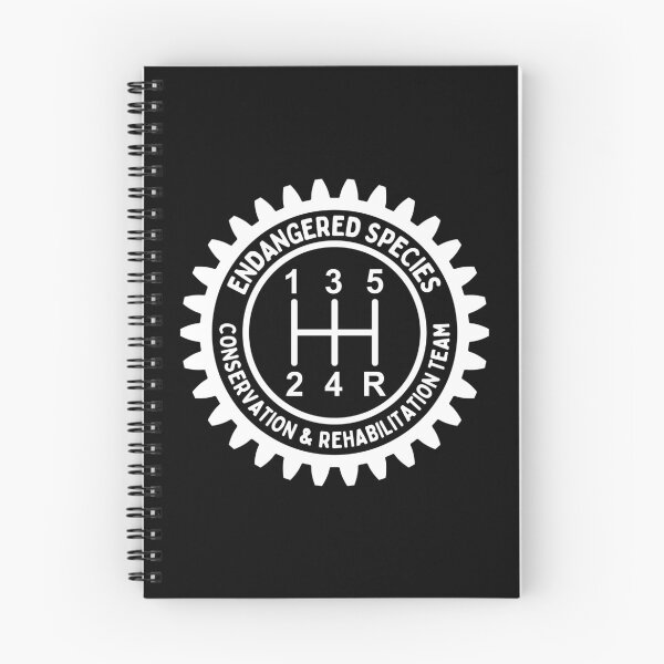 Item preview, Endangered Species Stick Shift, Funny Manual Transmission Gear - White Print designed and sold by tumbleweedphoto.
