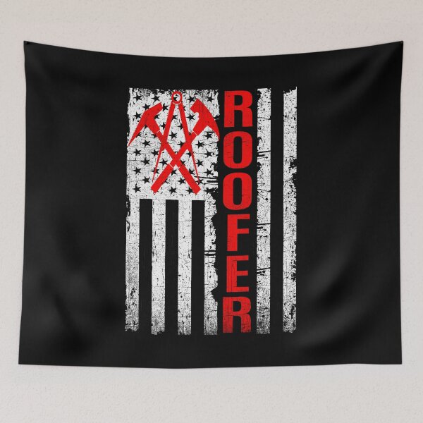 Item preview, Roofer Flag designed and sold by PNGShop.