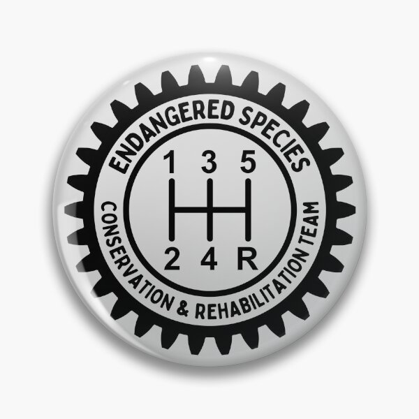 Item preview, Endangered Species Stick Shift, Funny Manual Transmission Gear - Black Print designed and sold by tumbleweedphoto.