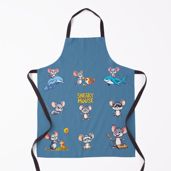 Item preview, Sneaky Mouse Sticker Set - Mischief & Mice designed and sold by SteadyRolling.