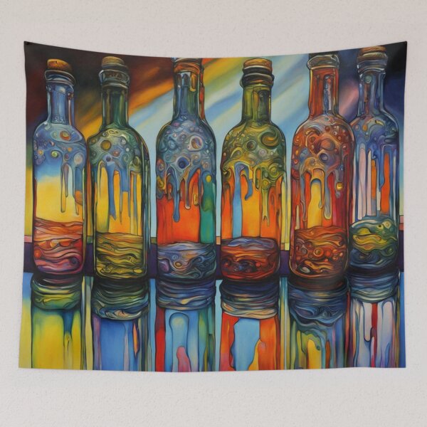 Item preview, Glass Bottles Reflected 1 designed and sold by George Hutton Hunter.