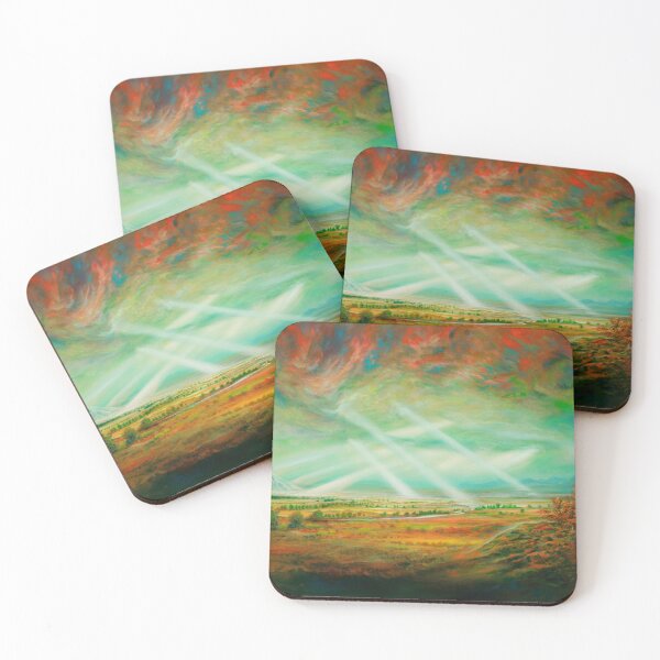 Item preview, Light crossings - rays of light from the clouds designed and sold by art paintings.