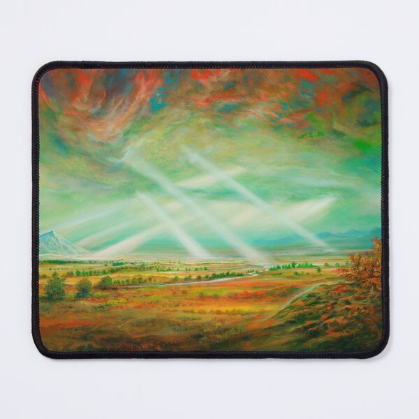 Item preview, Light crossings - rays of light from the clouds designed and sold by art paintings.