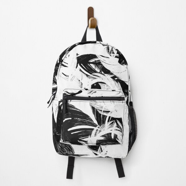 Item preview, Black and White Feathers Pattern designed and sold by Juicy-Culture Art.