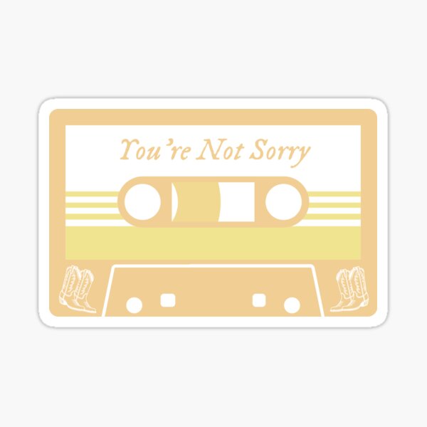Item preview, Youre Not Sorry Taylor Swift designed and sold by bombalurina.