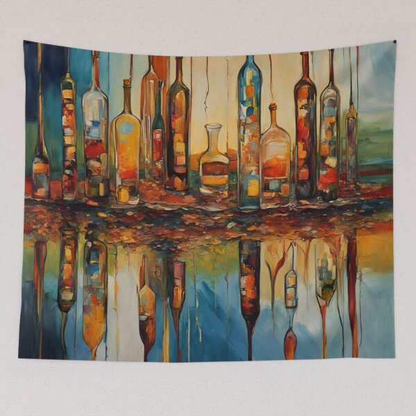 Item preview, Glass Bottles Reflected 2 designed and sold by George Hutton Hunter.