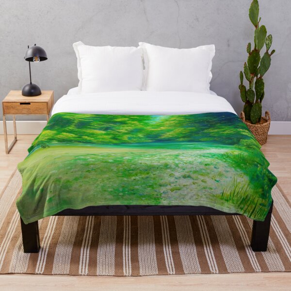 Item preview, course - stream in the forest designed and sold by art paintings.