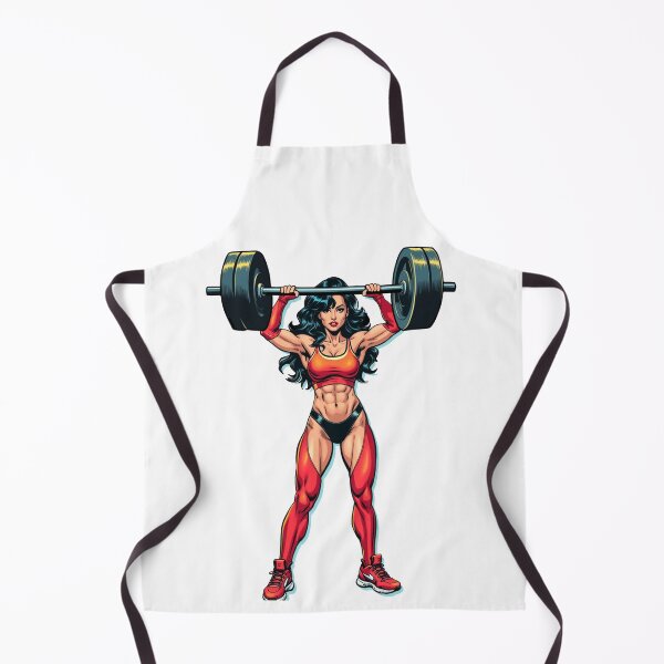 Aperçu de l'œuvre Une force féminine imparable dans la salle de sport créée et vendue par JonelleTshirts.