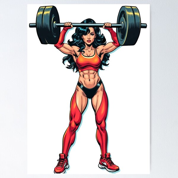 Item preview, Unstoppable Female Force in the Gym designed and sold by JonelleTshirts.