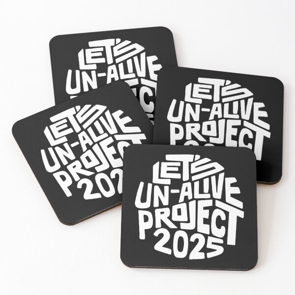 Item preview, Let's Un-Alive Project 2025 Word Art designed and sold by Unhinged Heather.