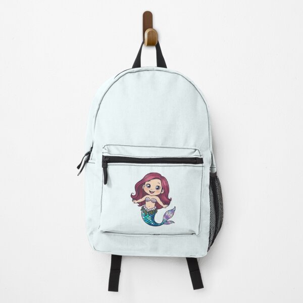 Item preview,  Kawaii Cartoon Pink Red Haired Mermaid designed and sold by hannah01789.