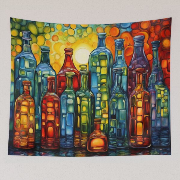 Item preview, Glass Bottles Reflected 3 designed and sold by George Hutton Hunter.