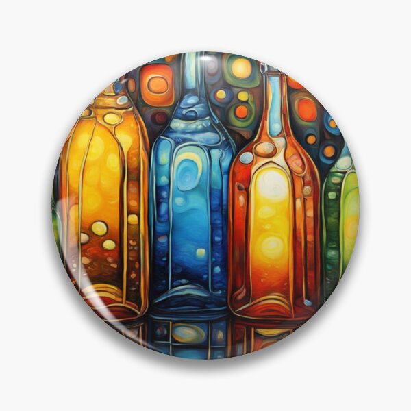 Item preview, Glass Bottles Reflected 4 designed and sold by George Hutton Hunter.