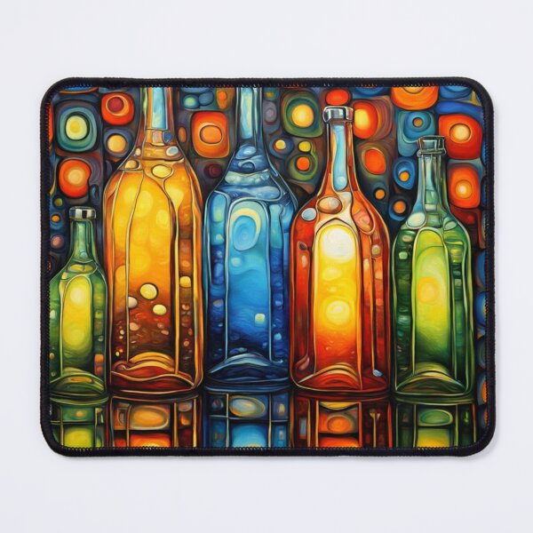 Item preview, Glass Bottles Reflected 4 designed and sold by George Hutton Hunter.