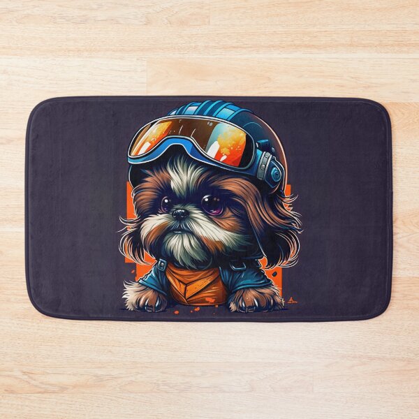 Item preview, Cutest biker Shih Tzu dog on the planet. designed and sold by paulo silveira.