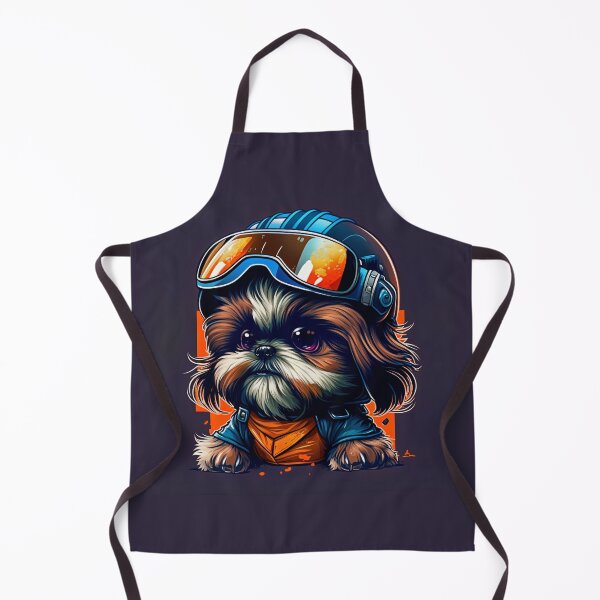 Item preview, Cutest biker Shih Tzu dog on the planet. designed and sold by paulo silveira.