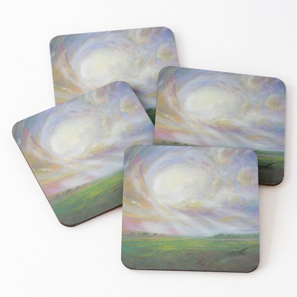 Item preview, Gust of light - rays of light from the clouds designed and sold by art paintings.