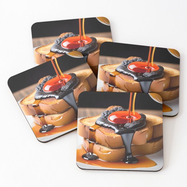 Item preview, French toast covered in molten lava designed and sold by stableImaginarium.
