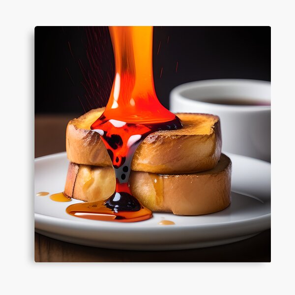 Artikel-Vorschau von French Toast mit geschmolzener Lava überzogen, designt und verkauft von stableImaginarium.