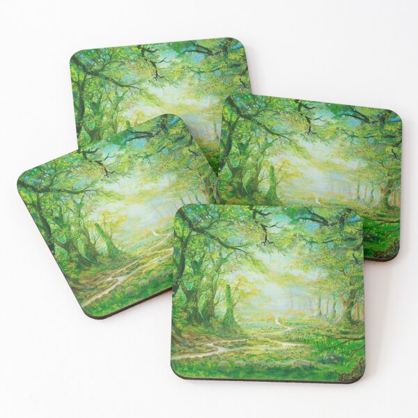Item preview, Waldwasserweg - a fairytale forest designed and sold by art paintings.