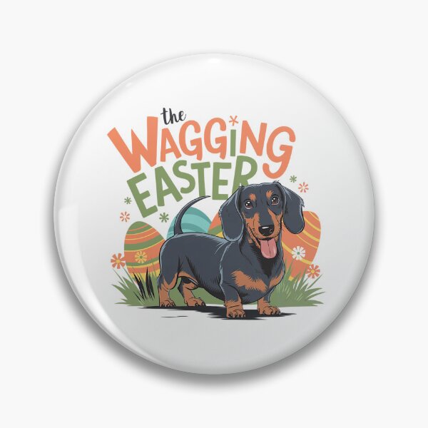 Item preview, Dachshund Easter - The Wagging Easter designed and sold by GRABAPSHOP.