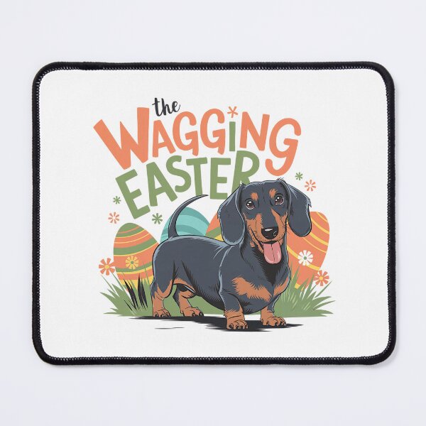 Item preview, Dachshund Easter - The Wagging Easter designed and sold by GRABAPSHOP.